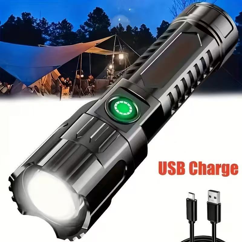 Outdoor Power Supply - ไฟฉาย LED กำลังสูงรุ่นใหม่ ชาร์จผ่าน USB ได้