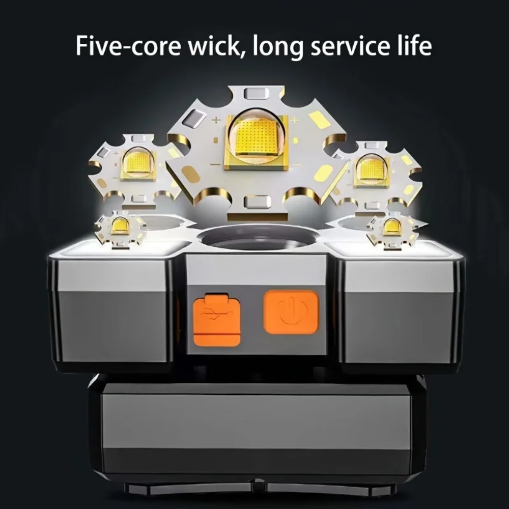 ไฟฉายคาดศีรษะ LED กำลังสูง 5 ด - Outdoor Power Supply บทวิจารณ์และราคา