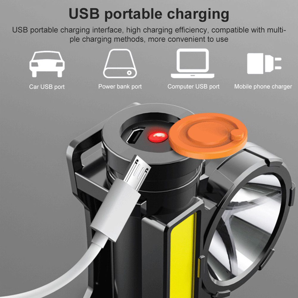 ไฟฉายคาดศีรษะ LED USB ชาร์จไฟไ - Outdoor Power Source บทวิจารณ์และราคา