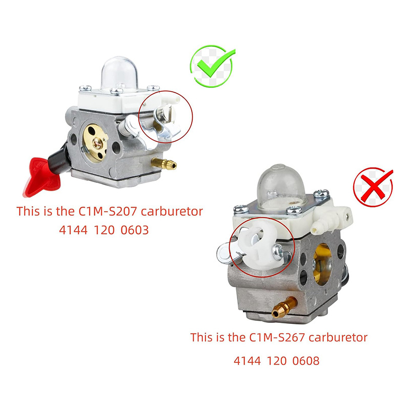 คาร์บูเรเตอร์ใหม่ C1M S207A สำ - Outdoor Power And Equipment บทวิจารณ์และราคา