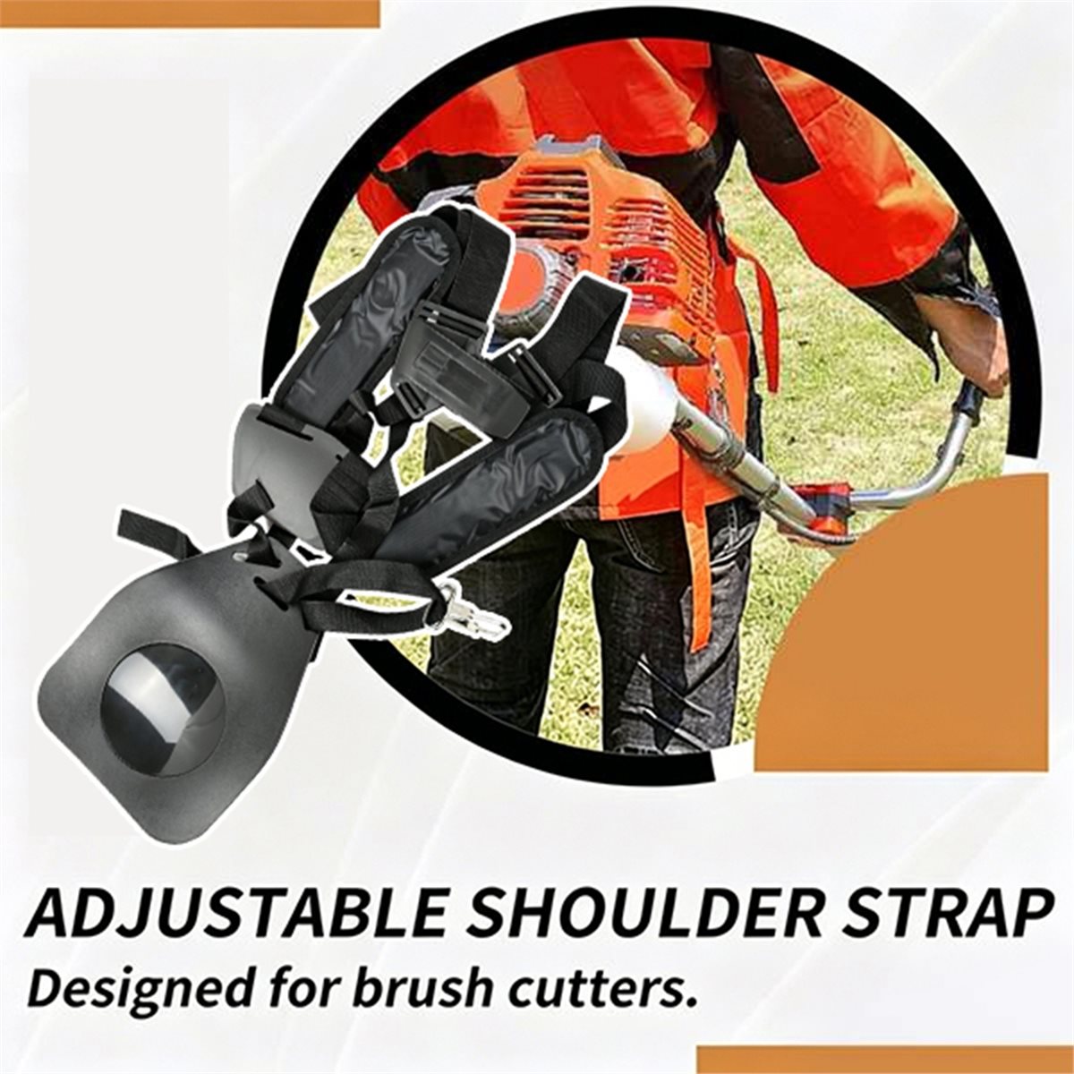 สายรัดไหล่สำหรับเครื่องตัดหญ้า - Brush Cutter Strap บทวิจารณ์และราคา