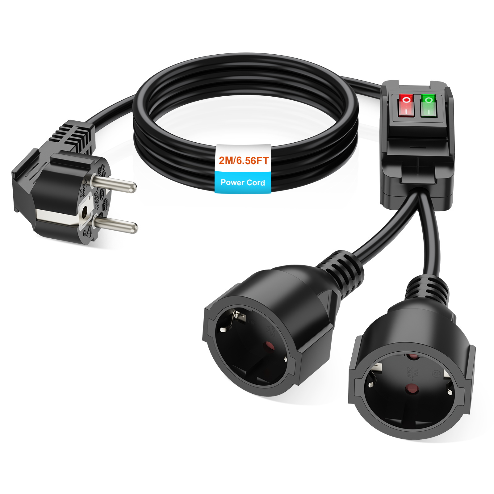 ปลั๊ก EU สายต่อ 40 ซม./2 ม. ปล - Outdoor Power Extension Cord บทวิจารณ์และราคา