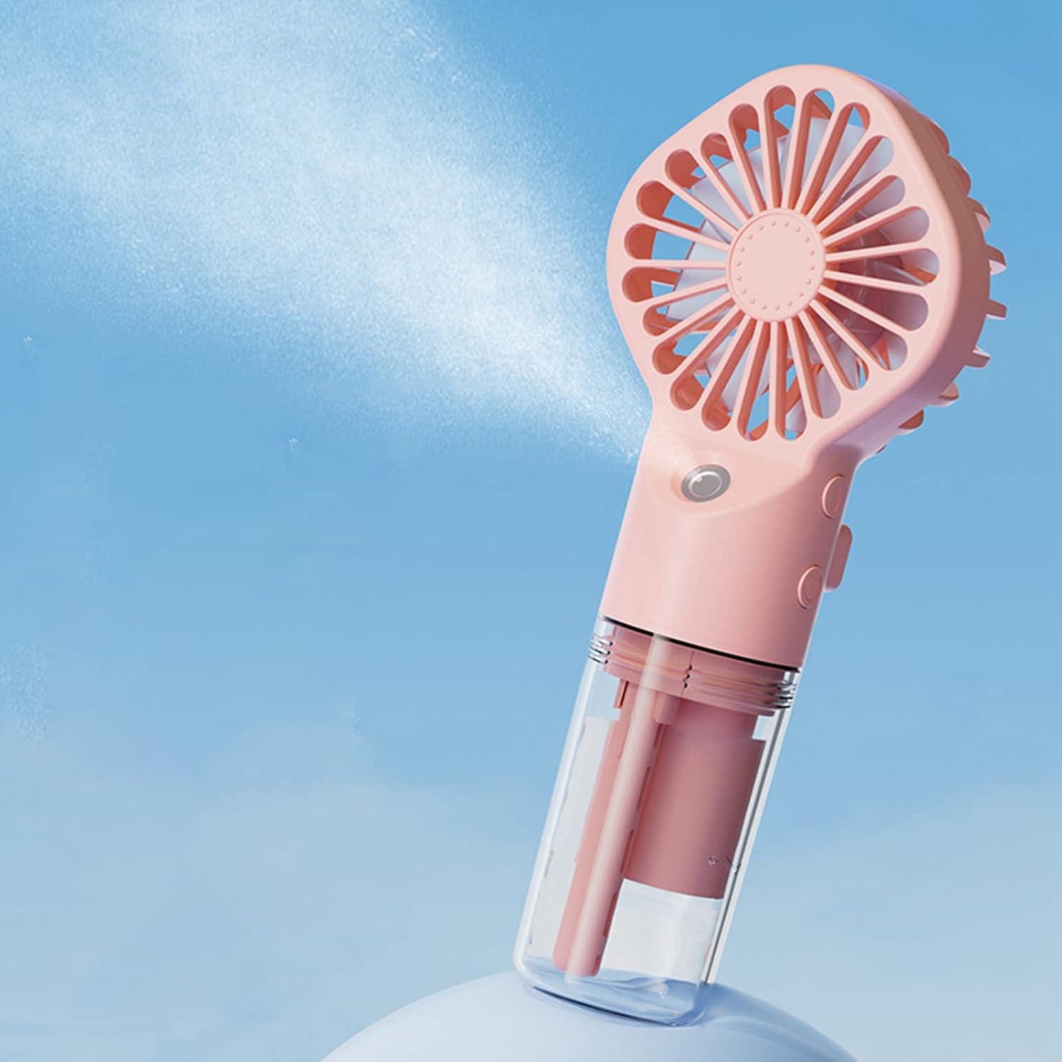 พัดลมสเปรย์พกพาแบบพกพา เครื่อง - Outdoor Power Fan บทวิจารณ์และราคา