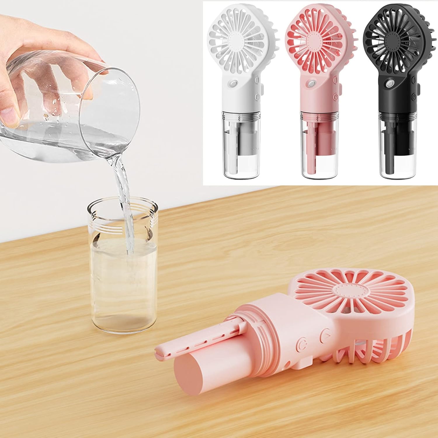 พัดลมสเปรย์พกพาแบบพกพา เครื่อง - Outdoor Power Fan บทวิจารณ์และราคา