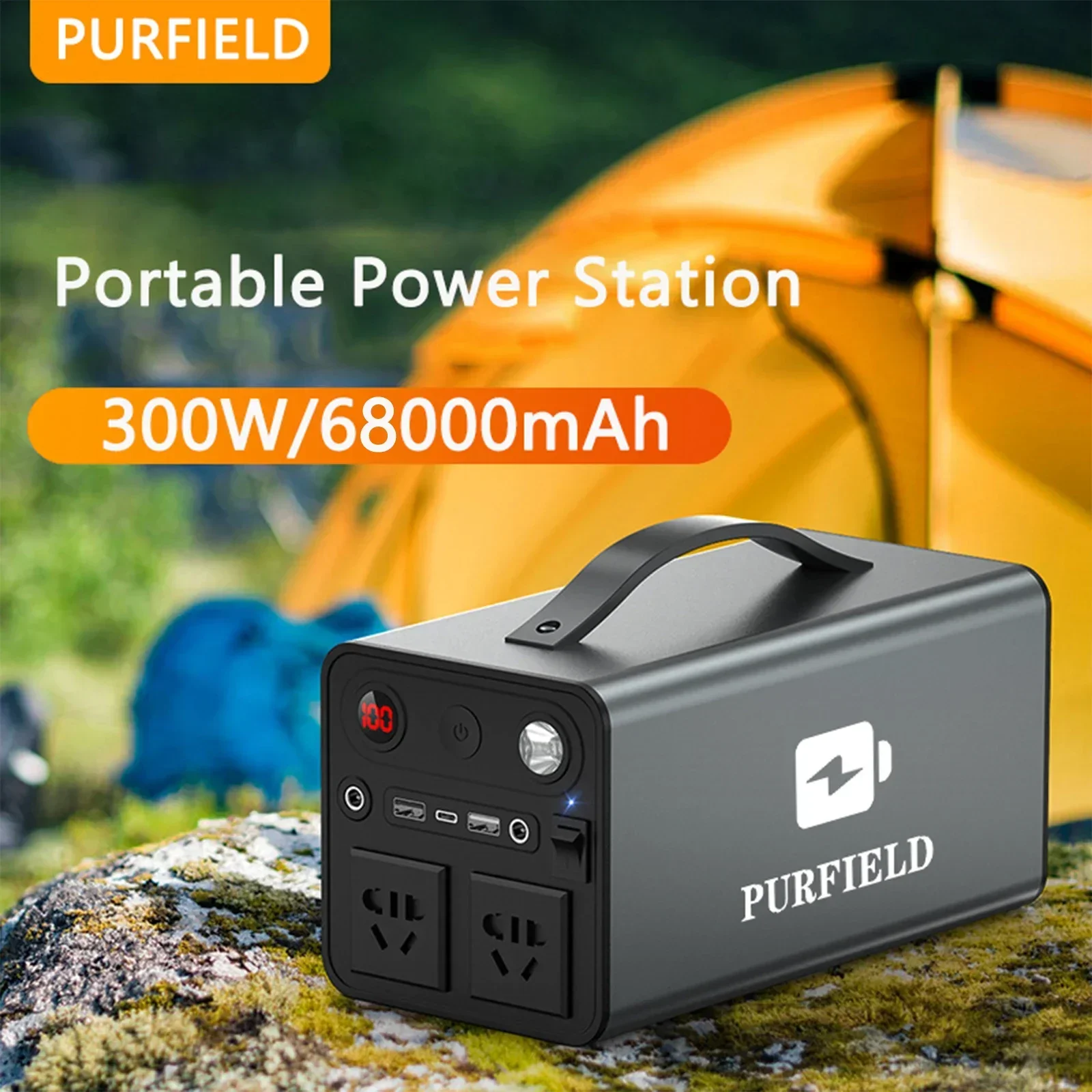 PURFIELD แบบพกพา 68000mAh 300W - Outdoor Power Source บทวิจารณ์และราคา