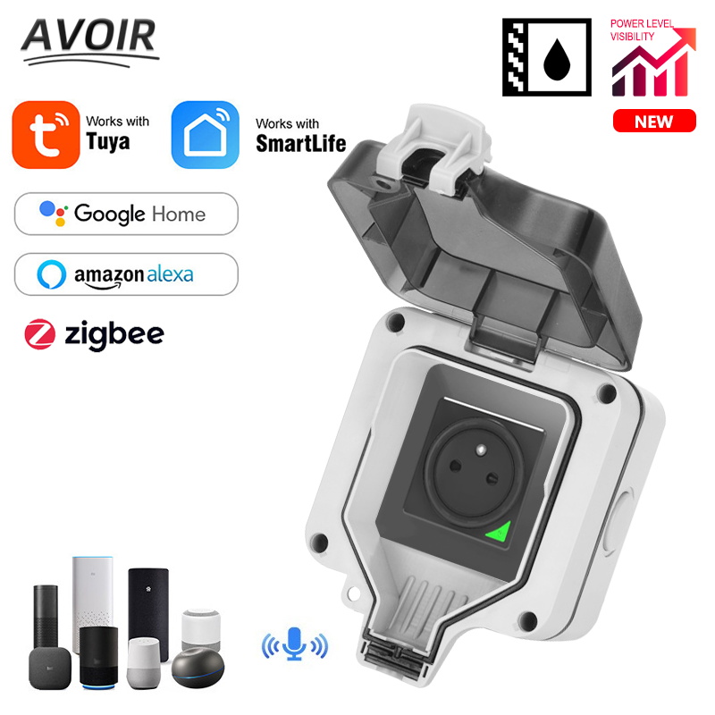 Avoir Zigbee Tuya IP66กลางแจ้ง - Outdoor Zigbee Power Plug บทวิจารณ์และราคา