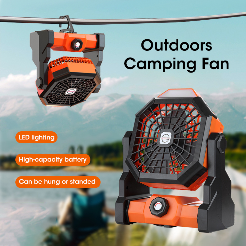 พัดลมตั้งแคมป์ขนาด 10000mAh พร - Outdoor Power Fan บทวิจารณ์และราคา
