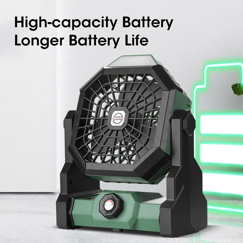 พัดลมตั้งแคมป์ขนาด 10000mAh พร - Outdoor Power Fan บทวิจารณ์และราคา