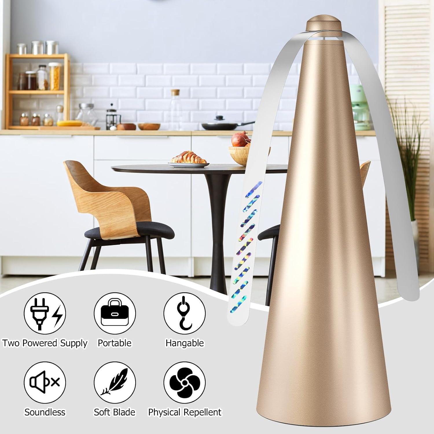 พัดลมไล่แมลงแบบพลาสติก ใช้แบตเ - Outdoor Power Fan บทวิจารณ์และราคา