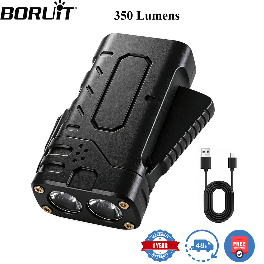 BORUIiT ไฟฉาย LED แบบหมุนมือ E - Outdoor Power Supply บทวิจารณ์และราคา