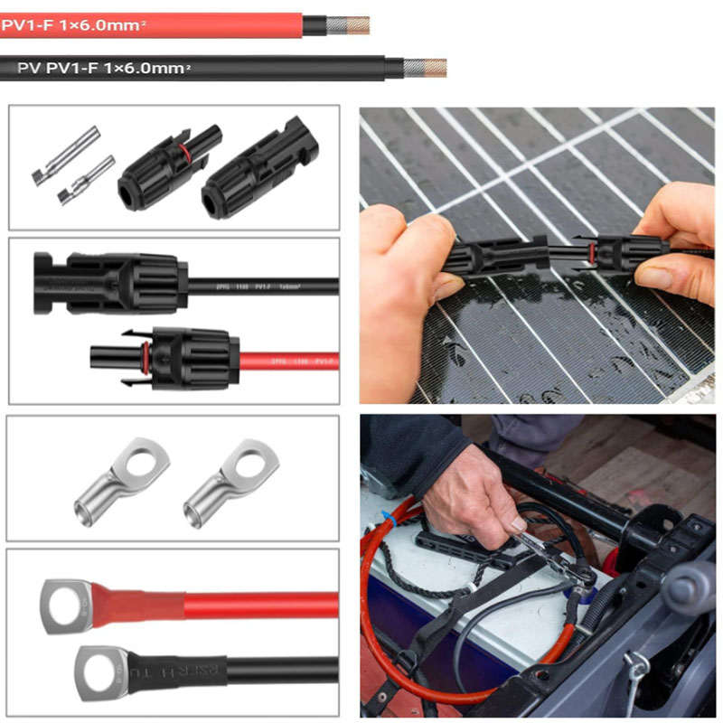 สายแผงโซล่า16/14/12/10AWG ลวดท - Outdoor Power Extension Cord บทวิจารณ์และราคา