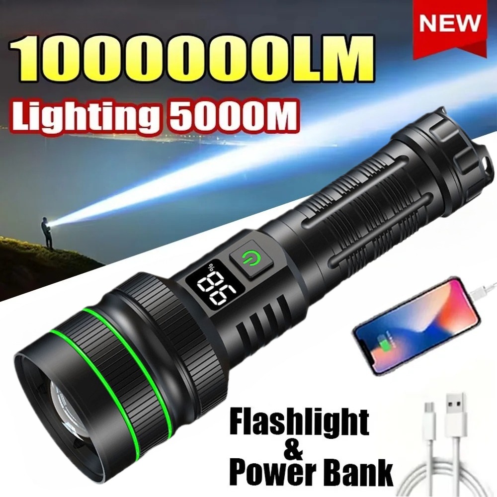 ไฟฉาย LED อันทรงพลัง ซูมได้ ชา - Outdoor Power For Camping บทวิจารณ์และราคา