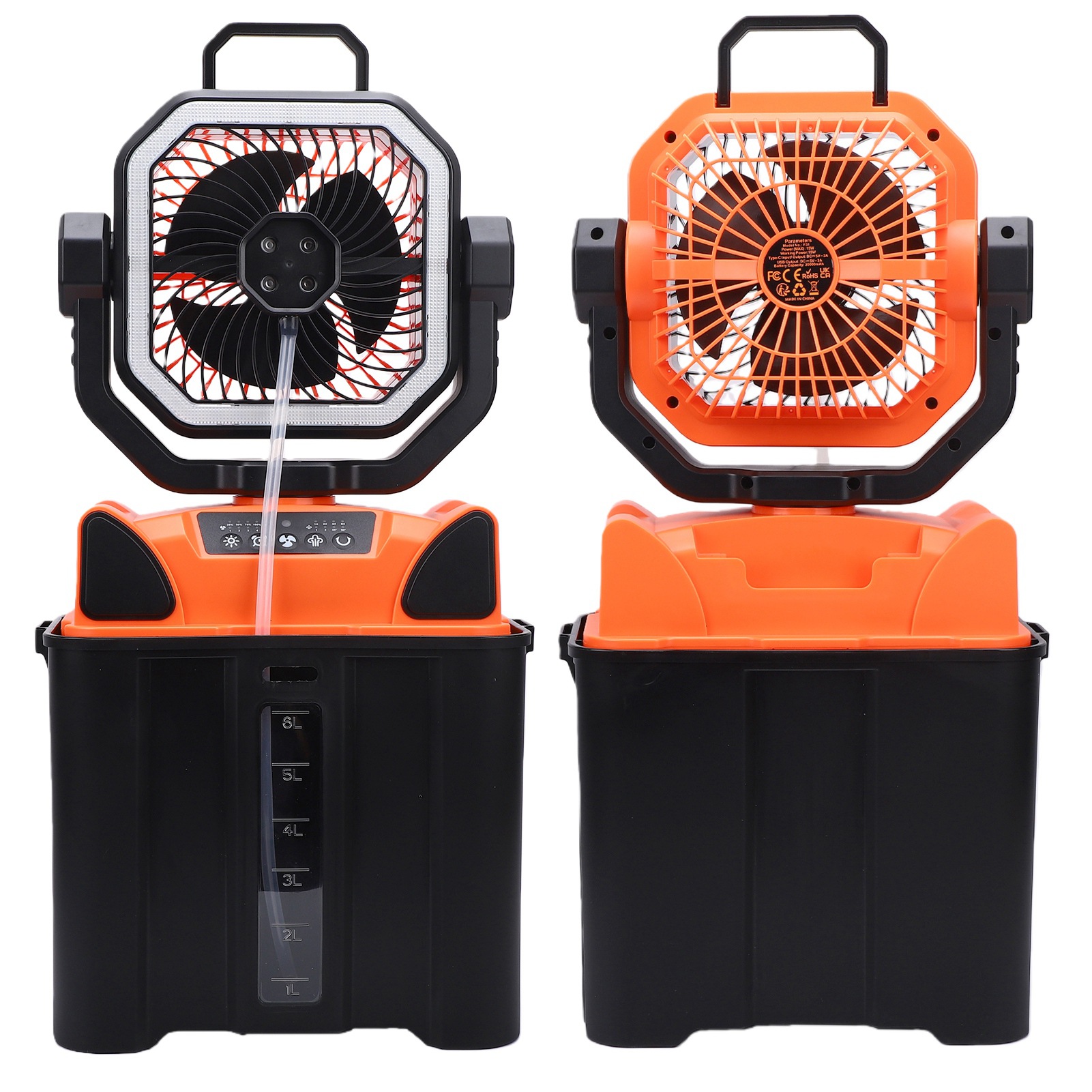 พัดลมแคมป์ปิ้งแบบชาร์จไฟได้พร้ - Outdoor Power Fan บทวิจารณ์และราคา