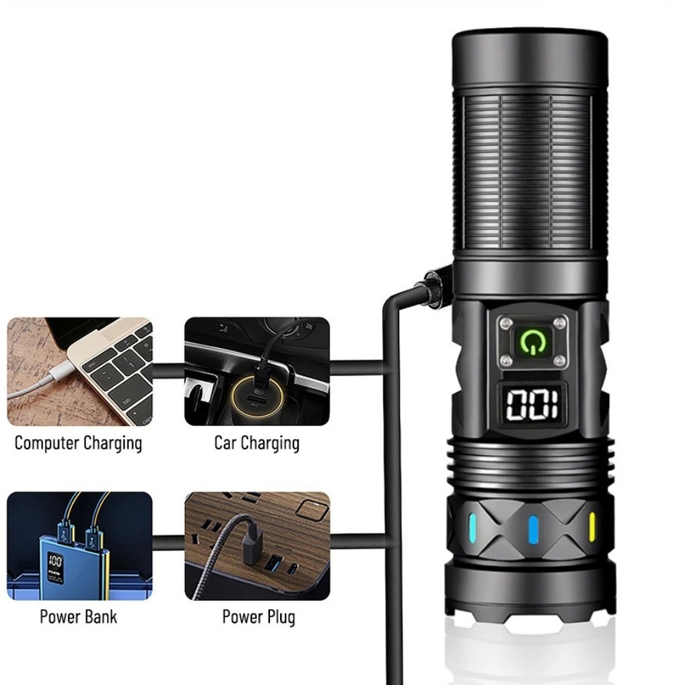 ไฟฉาย LED พลังงานสูงแบบยืดหดได - Outdoor Power For Camping บทวิจารณ์และราคา