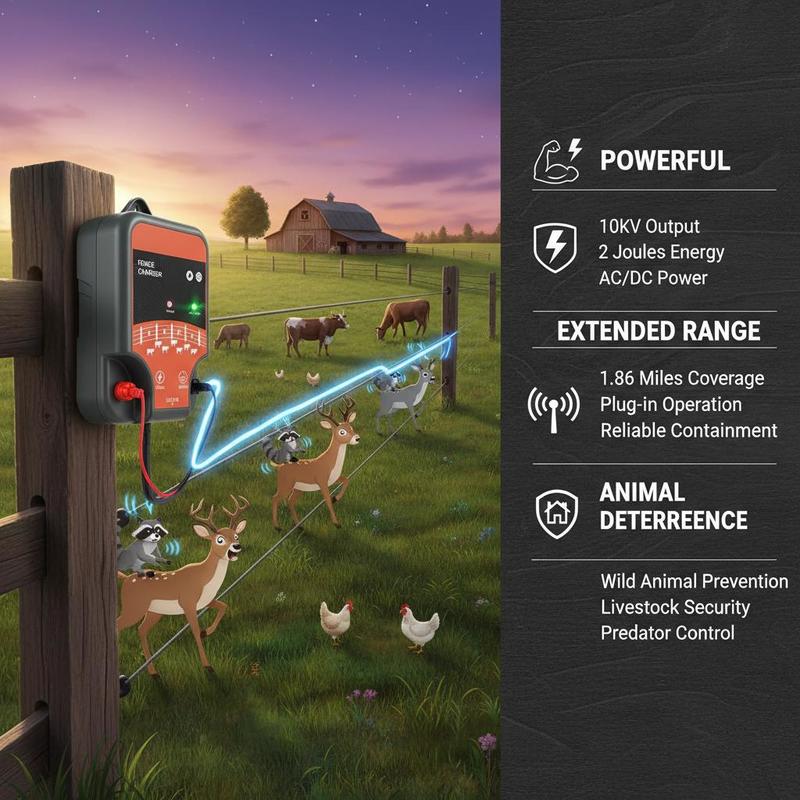 เครื่องควบคุมสัตว์ปศุสัตว์ 10k - Outdoor Power Supply บทวิจารณ์และราคา